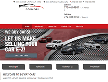 Tablet Screenshot of ezpaycars.com